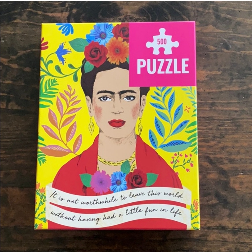 Frida Kahlo 500 Piece Puzzle & Poster